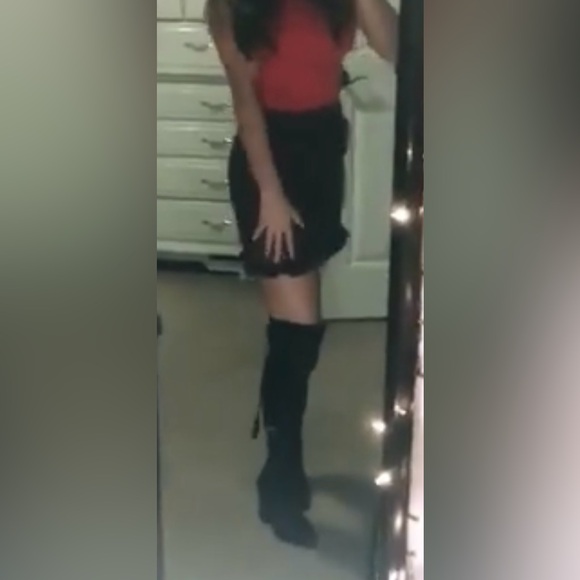 Marc Fisher black Suede over the knee boots - Picture 5 of 5